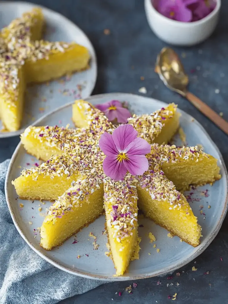 Persian Saffron Cake