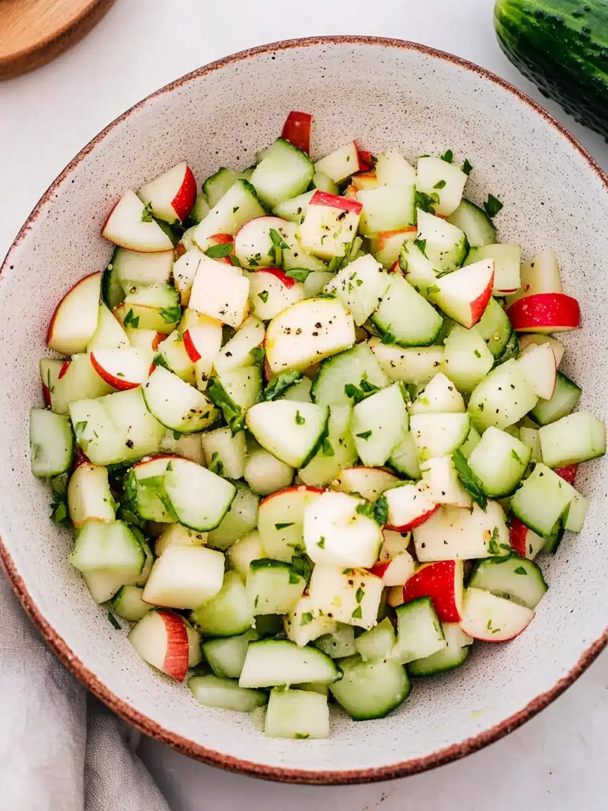 Cucumber Apple Salad
