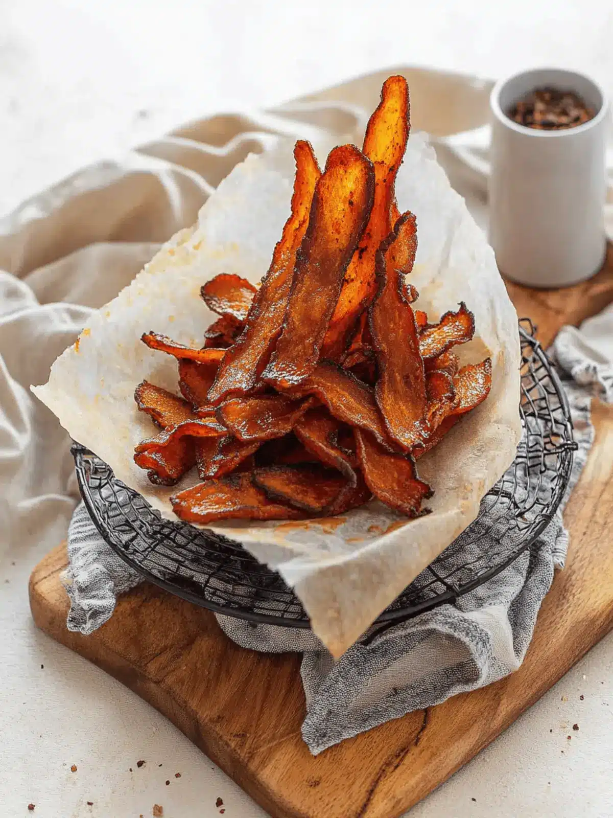 Crispy Carrot Bacon: Your New Favorite Vegan Snack 4 Carrot Bacon (Vegan Bacon)