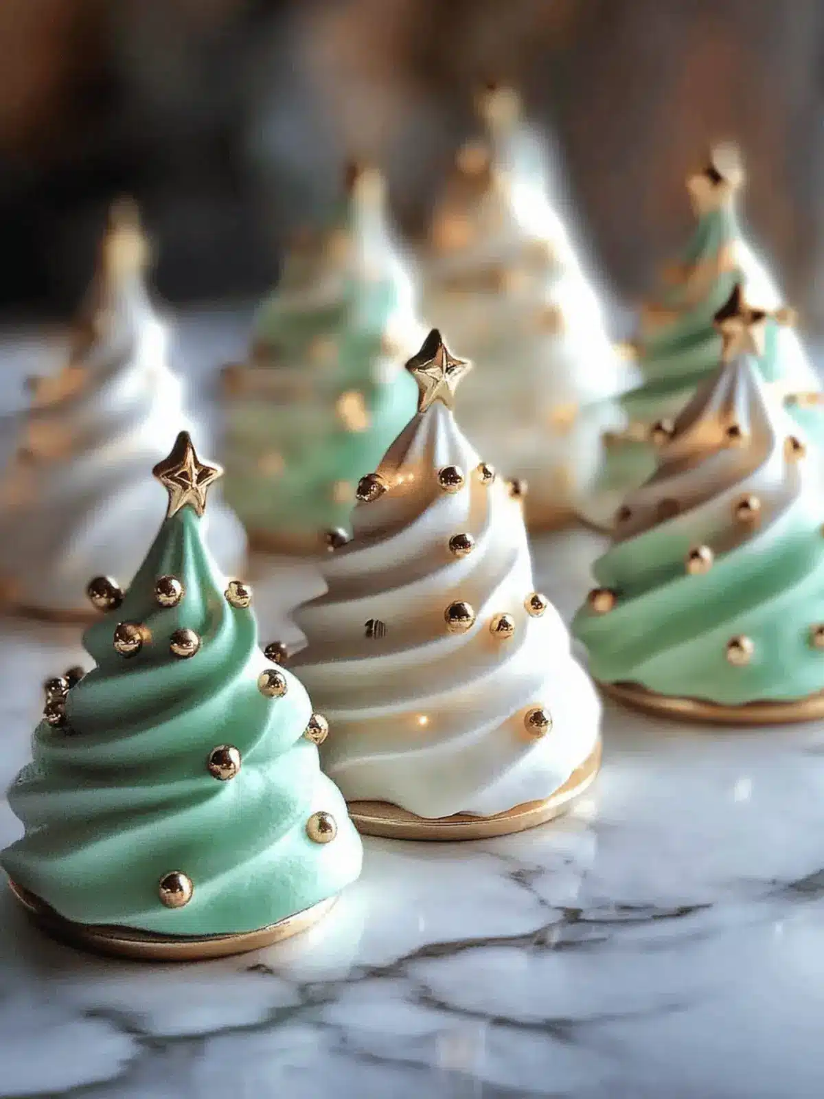 Festive Christmas Tree Meringues That Melt in Your Mouth 5 Christmas Tree Meringues