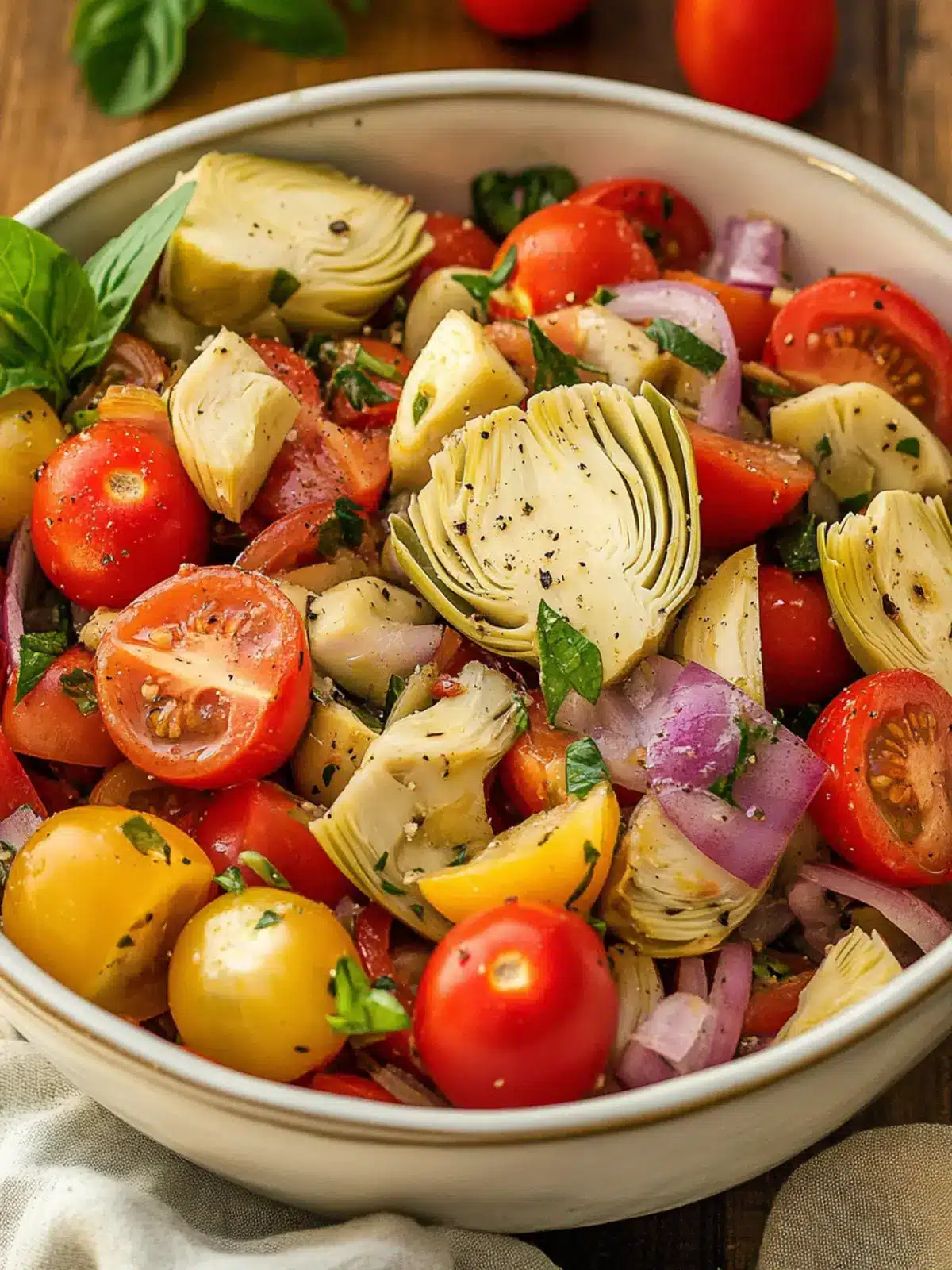 Tuscan Artichoke Tomato Salad: Your Perfect Summer Refreshment 2 Tuscan Artichoke Tomato Salad