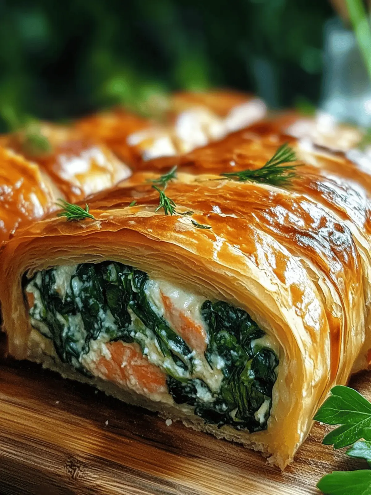 Spinach and Cheese Stuffed Salmon Wellington for Gourmet Nights 5 Spinach and Cheese Stuffed Salmon Wellington