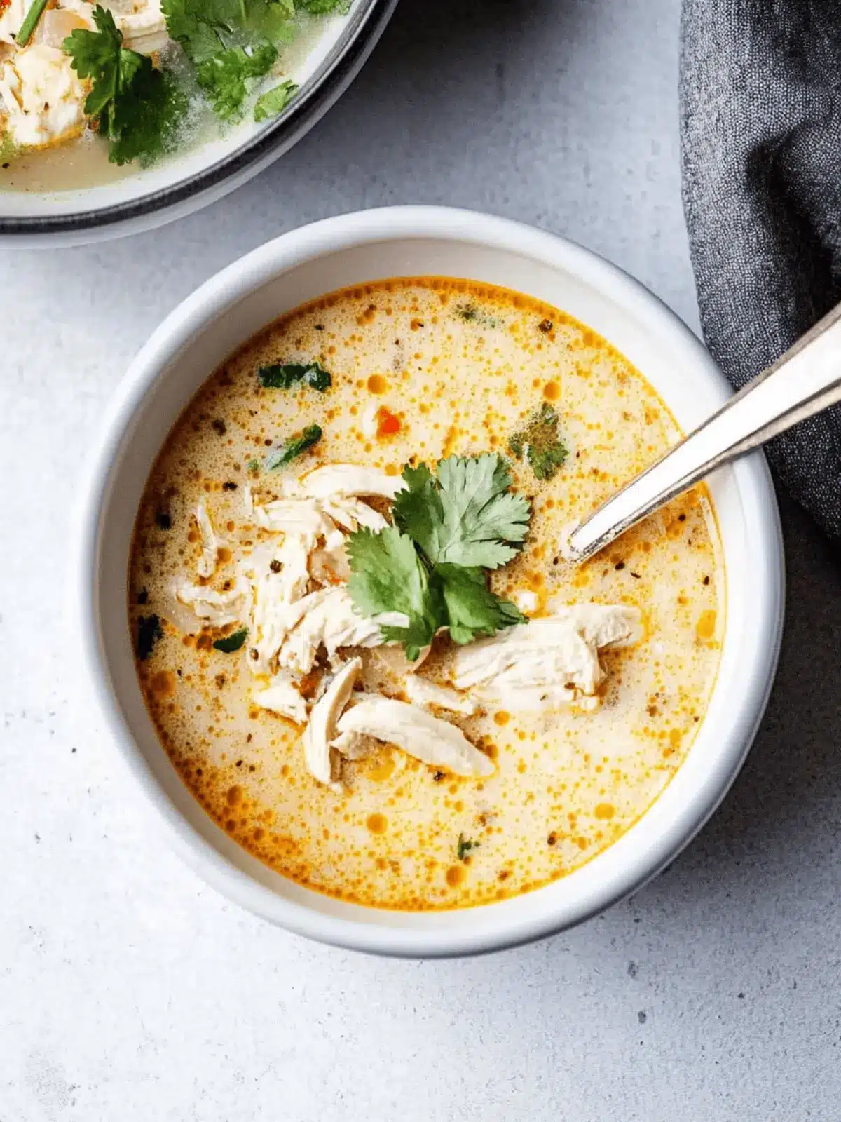 Keto White Chicken Chili