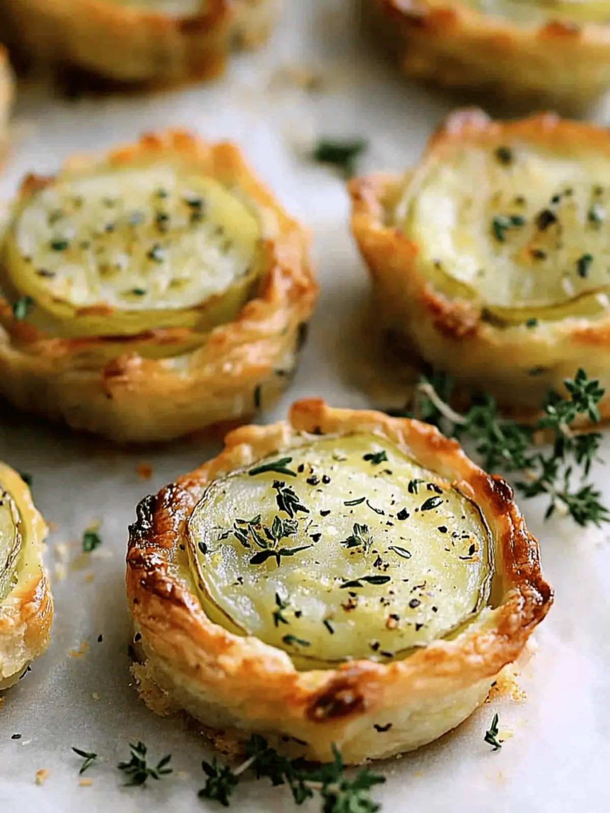 Garlic Herb Muffin Pan Potato Galette