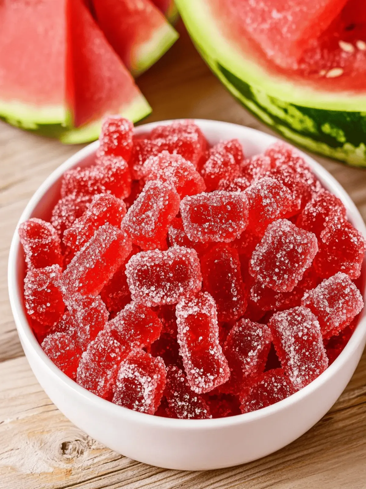 Sweet and Sour Watermelon Gummies You Can Make at Home 3 Sweet and Sour Watermelon Gummies