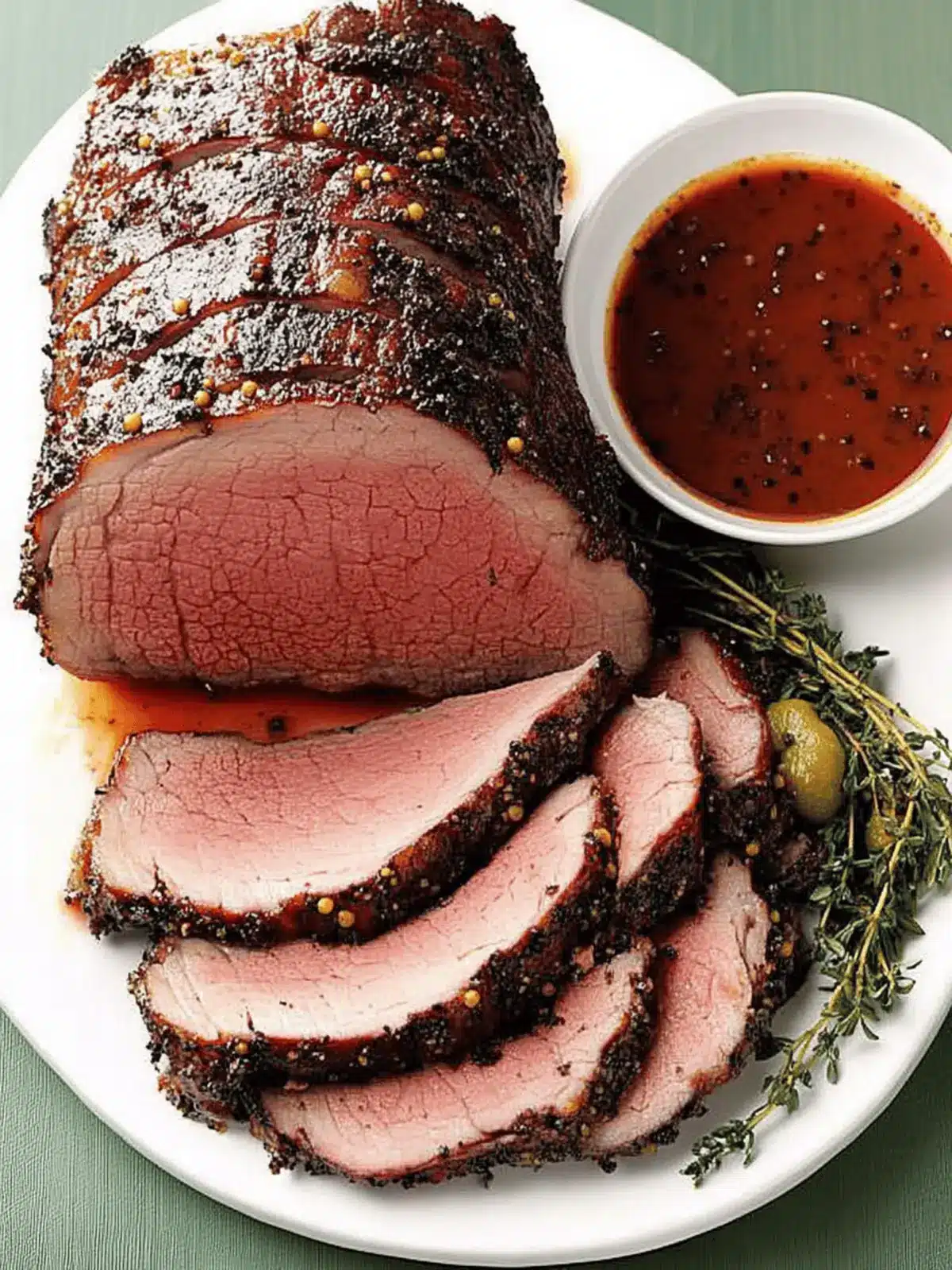 Peppercorn Beef Top Loin Roast