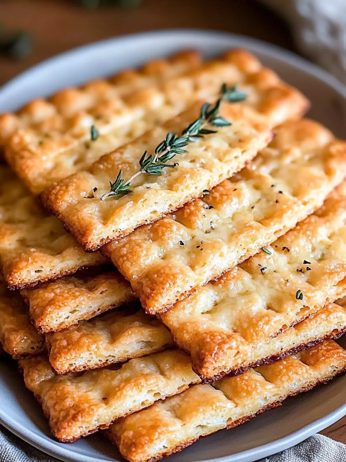 Homemade Cheese Crackers