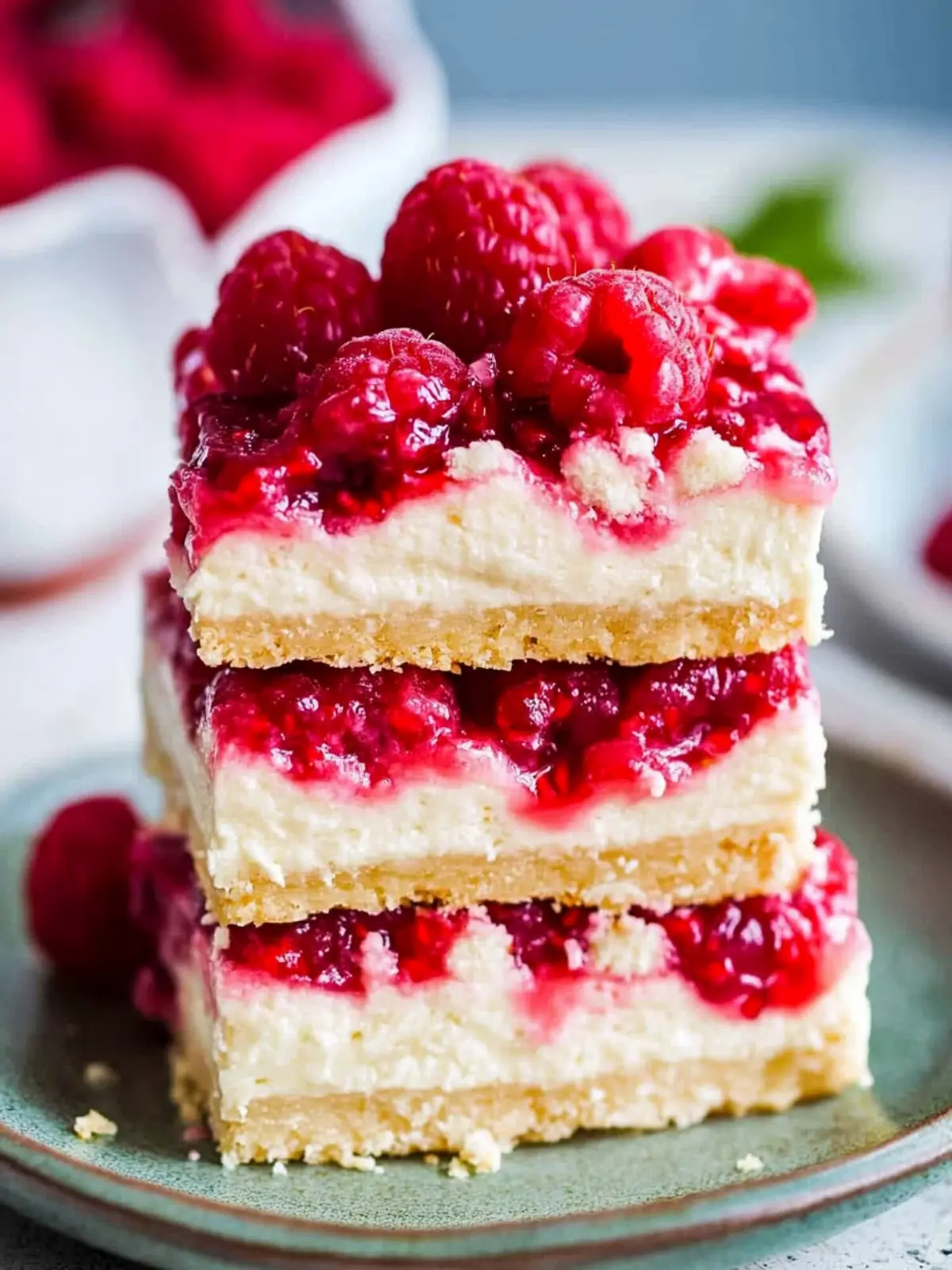 Raspberry Cream Cheese Bars