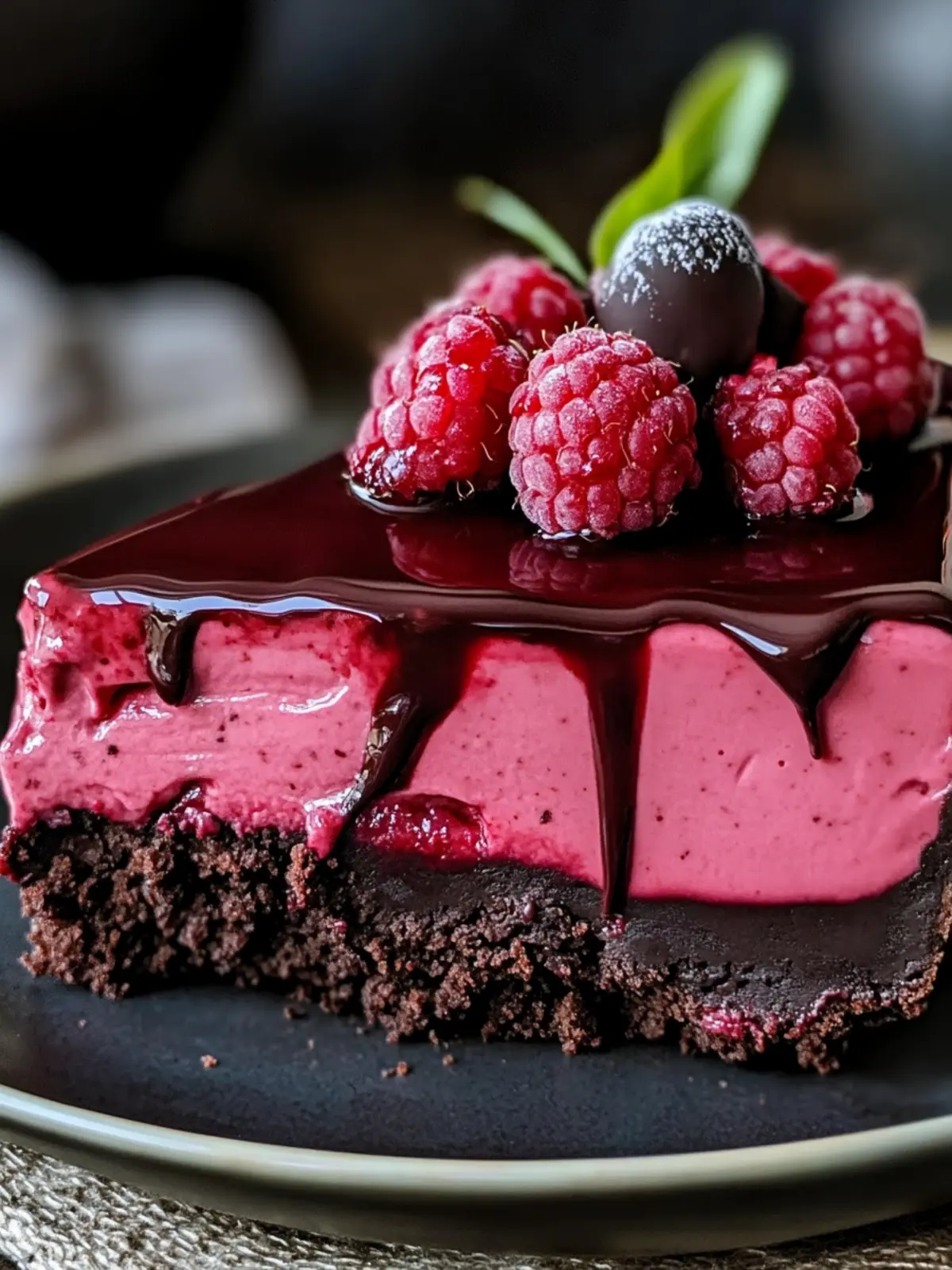 Irresistible Dark Chocolate Raspberry Cheesecake for Any Occasion 2 Dark Chocolate Raspberry Cheesecake