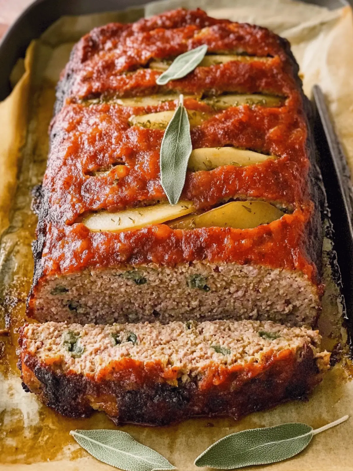 Savory Pork, Apple and Sage Meatloaf for Cozy Fall Nights 3 Pork, Apple and Sage Meatloaf