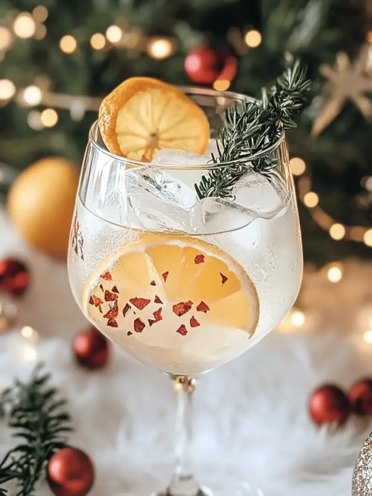 Winter Wonderland Gin and Tonic