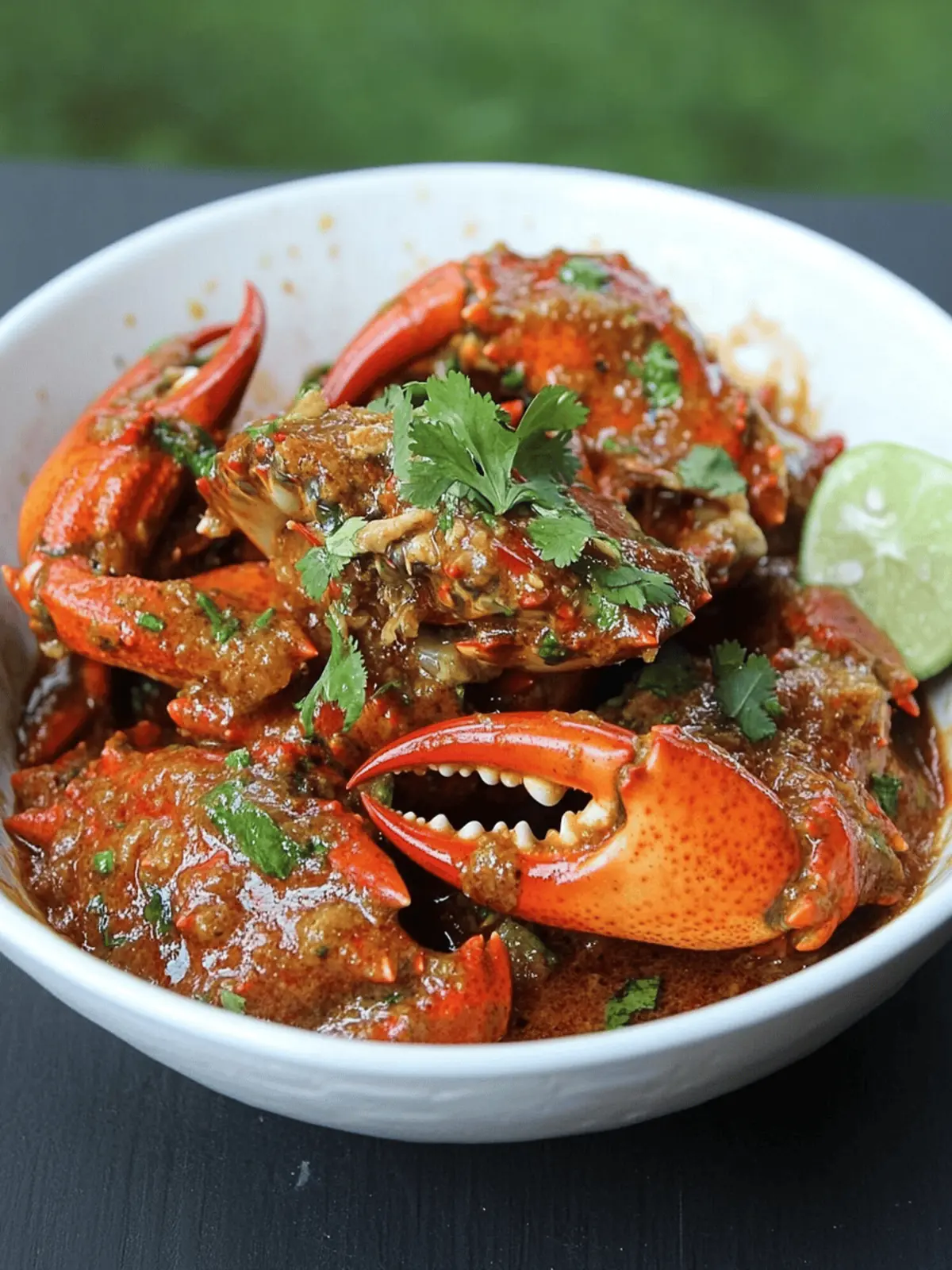 Singaporean Chilli Crab