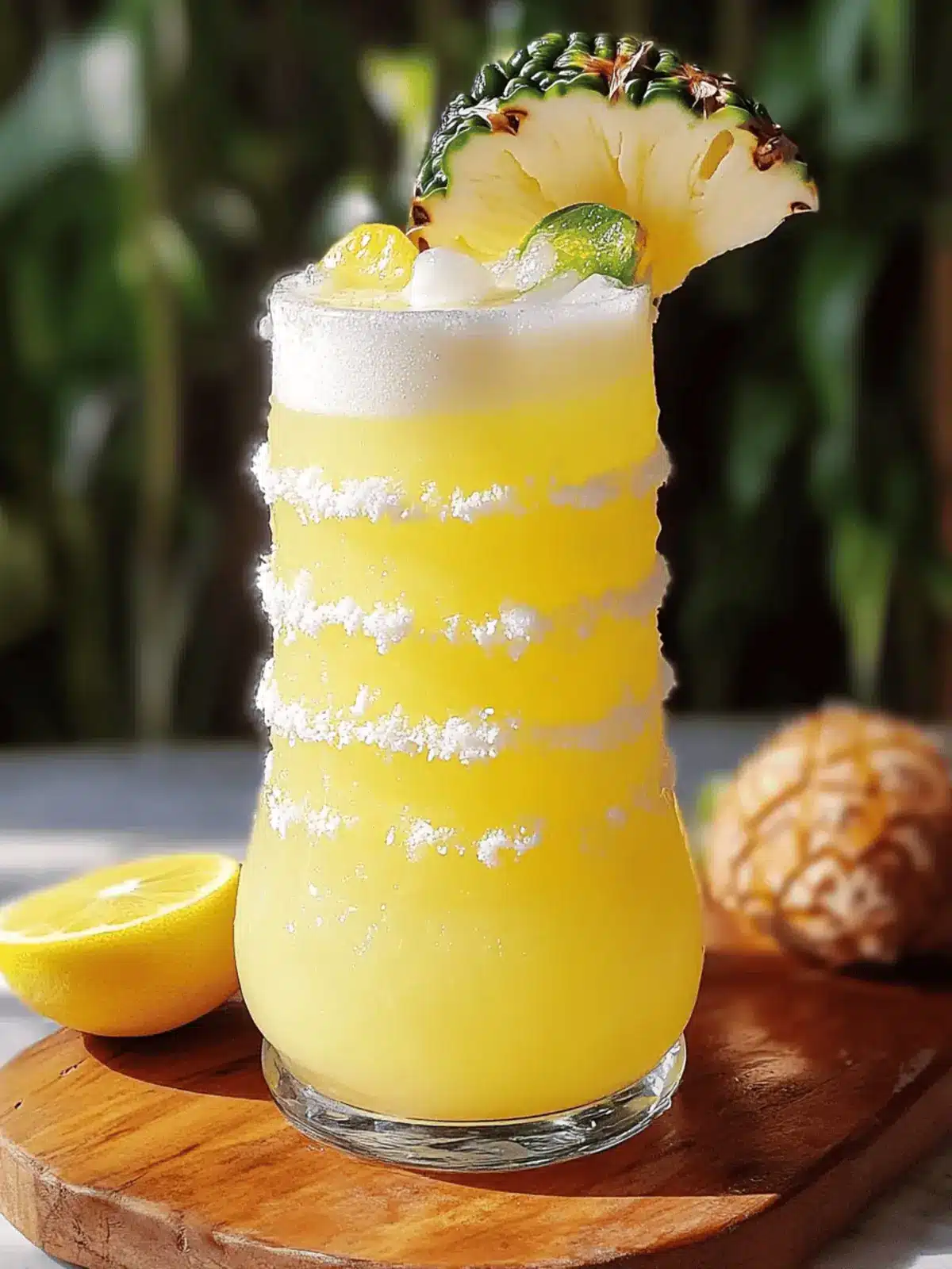 Non Alcoholic Piña Colada Punch