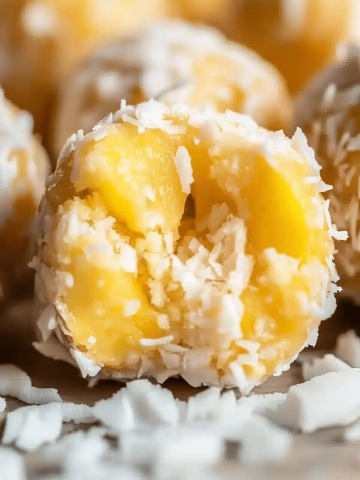 Tropical Pineapple Coconut Balls