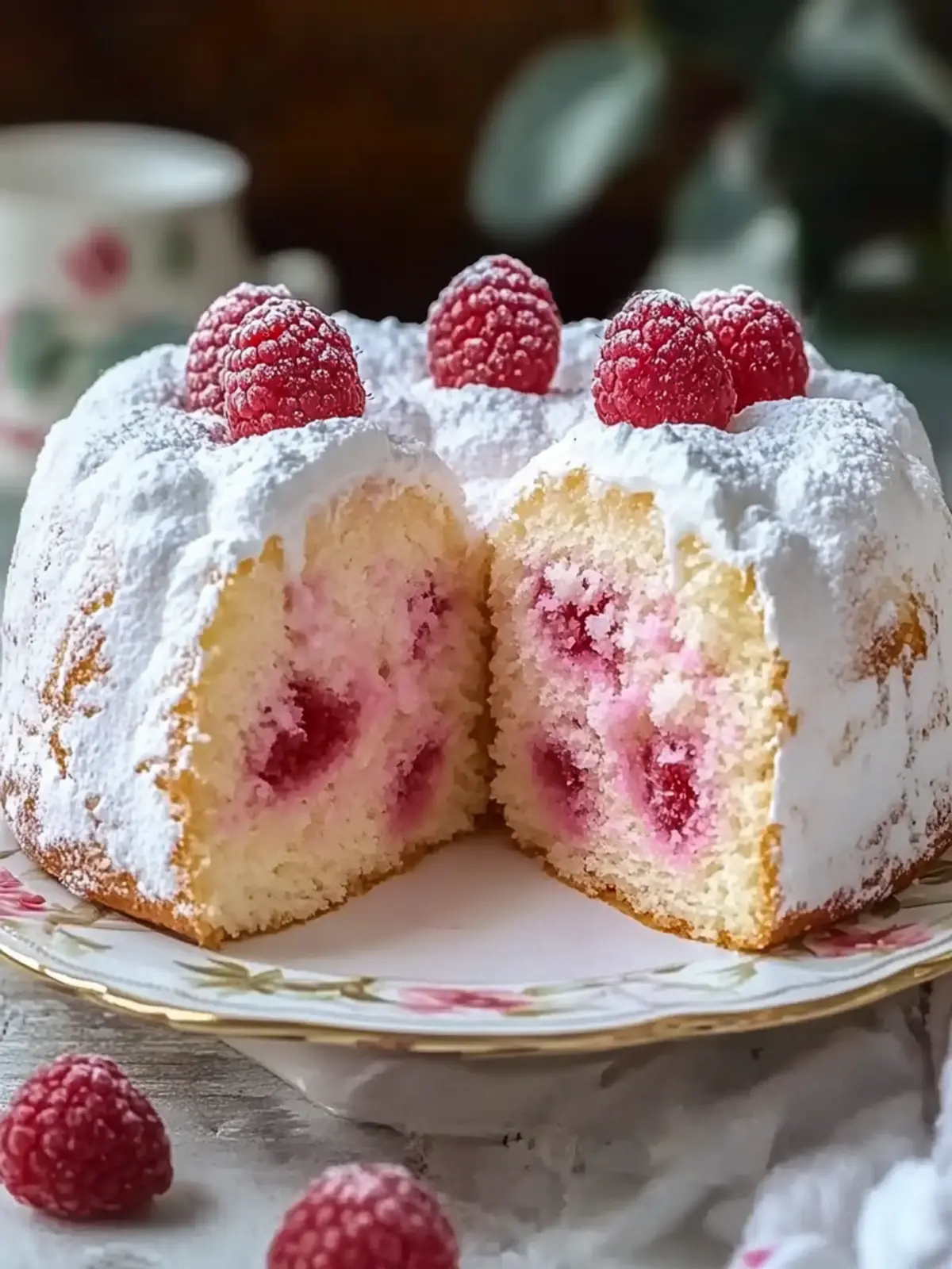 Deliciously Light Raspberry Angel Food Cake Recipe to Indulge 4 Raspberry Angel Food Cake