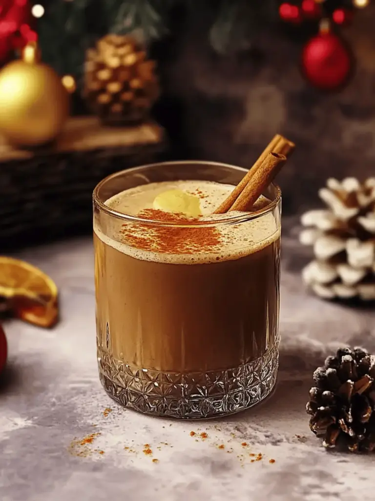Hot Christmas Mezcal Cocktail