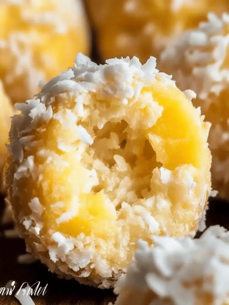 Tropical Pineapple Coconut Balls