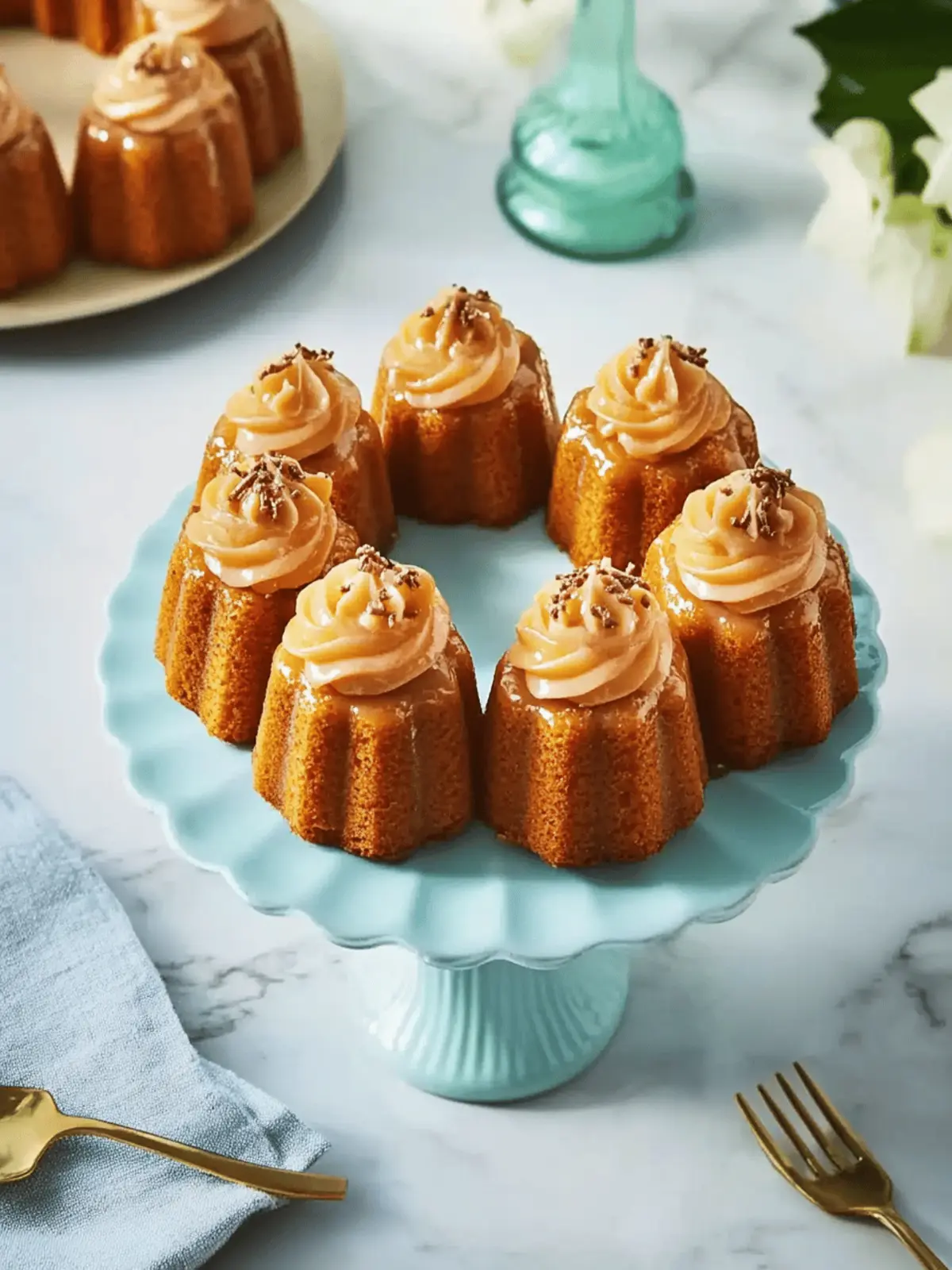Mini Caramel Cakes