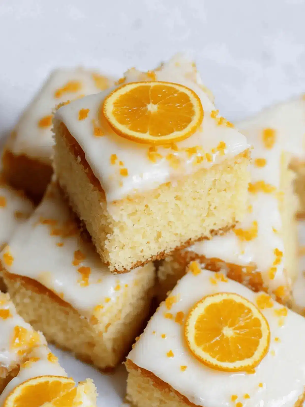 Orange Drizzle Traybake Cake