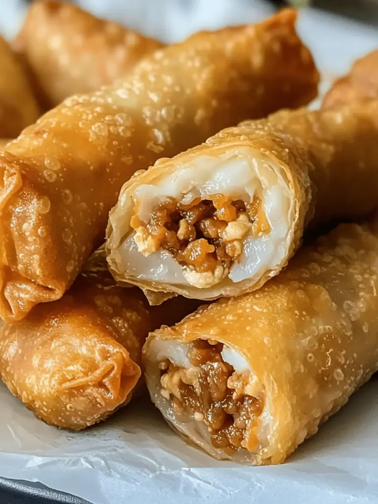 Golden Brown Egg Rolls