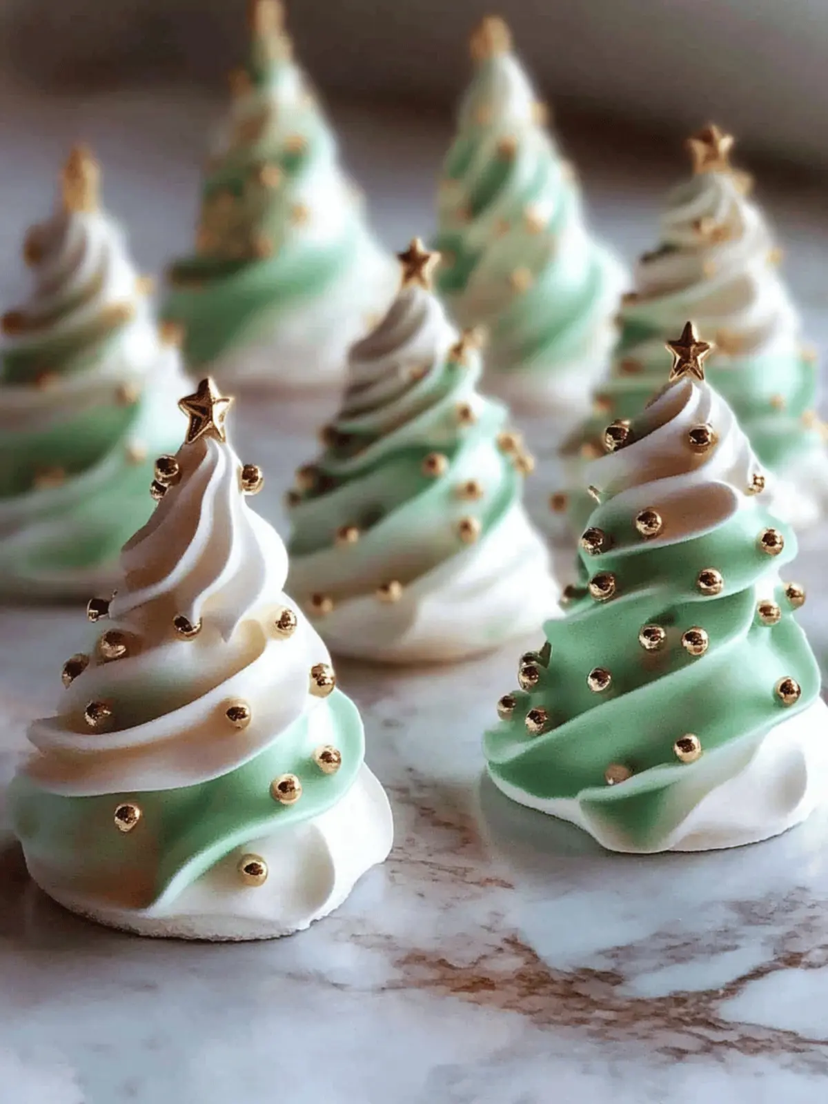 Festive Christmas Tree Meringues That Melt in Your Mouth 3 Christmas Tree Meringues