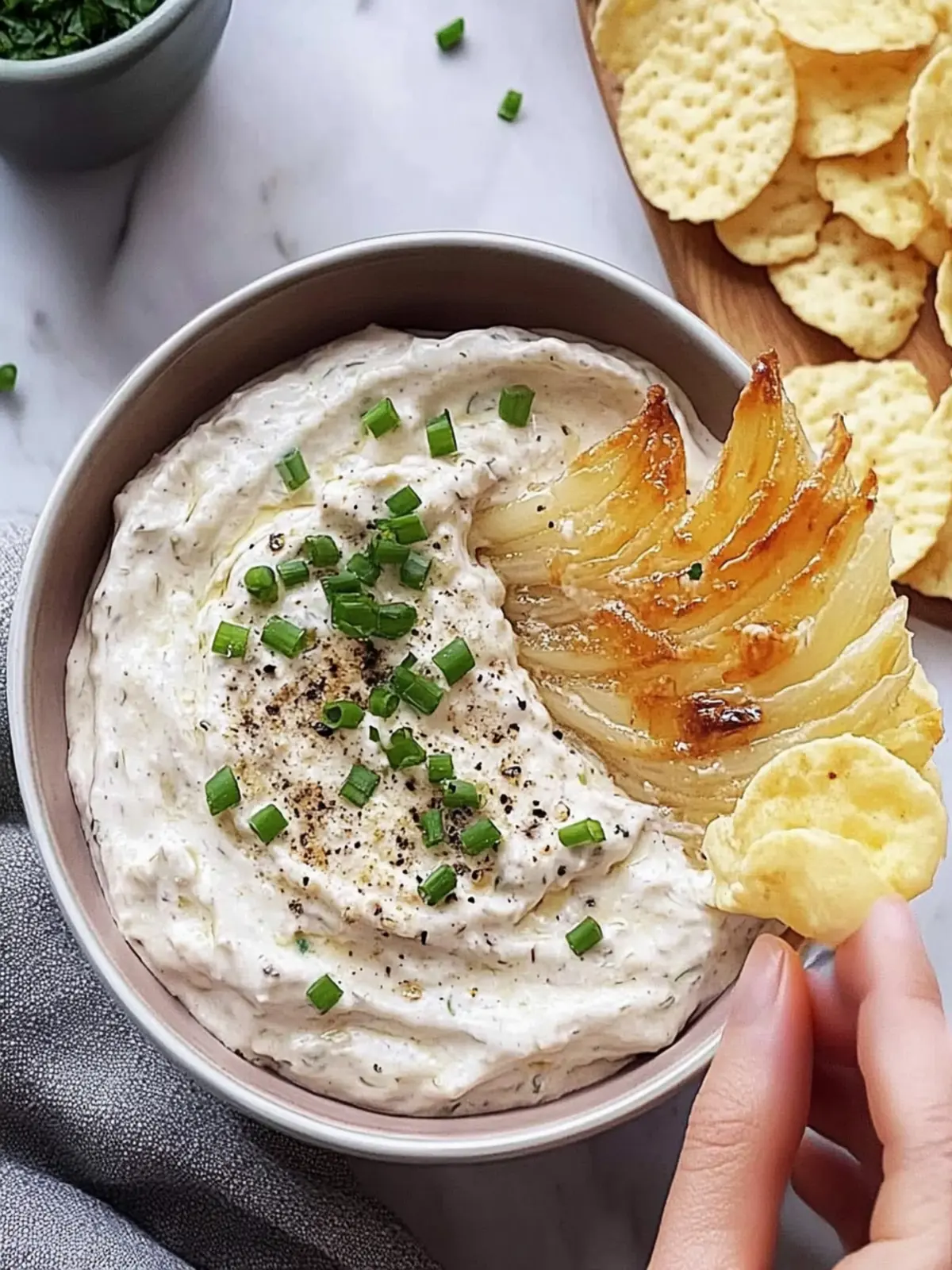 Elevate Your Game with Homemade French Onion Dip Delight 2 French Onion Dip