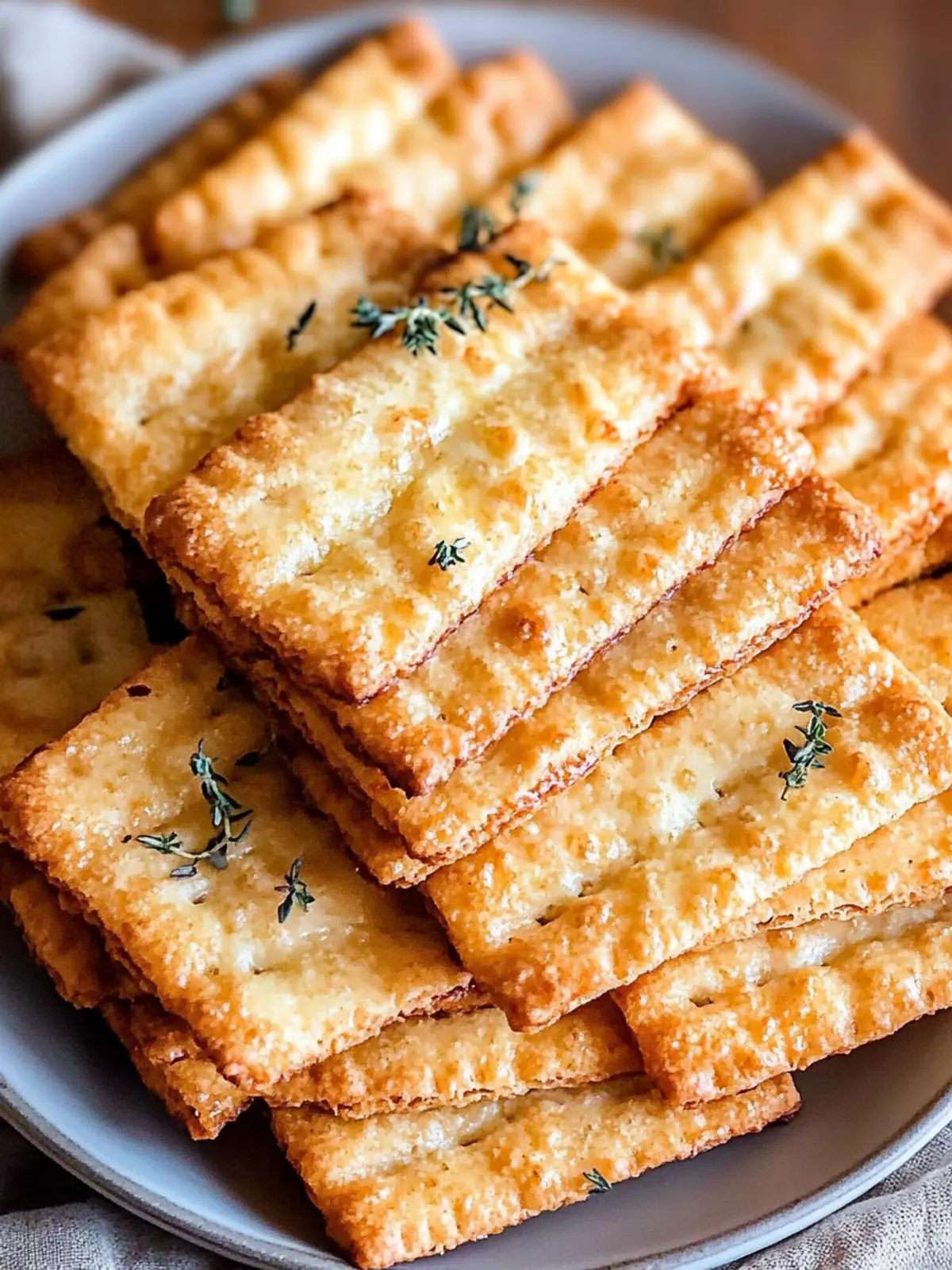 Homemade Cheese Crackers
