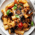Roasted Eggplant Pasta