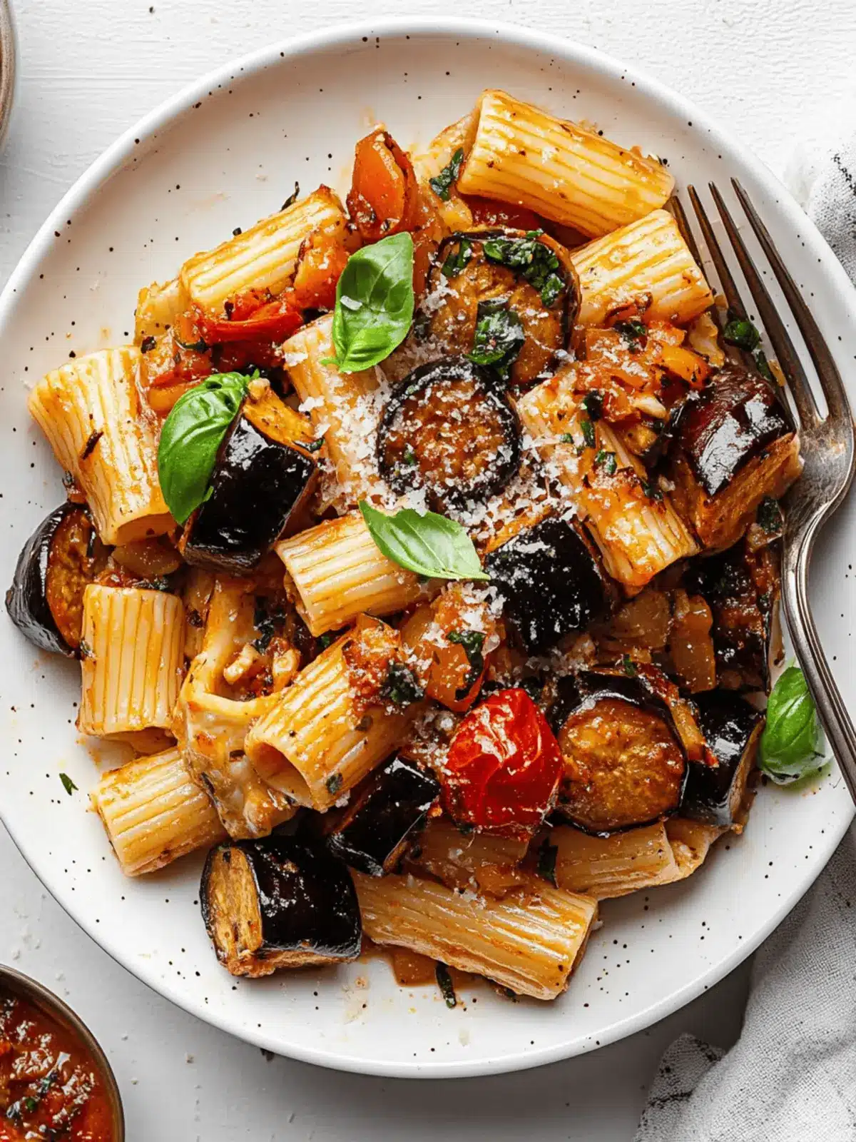 Roasted Eggplant Pasta