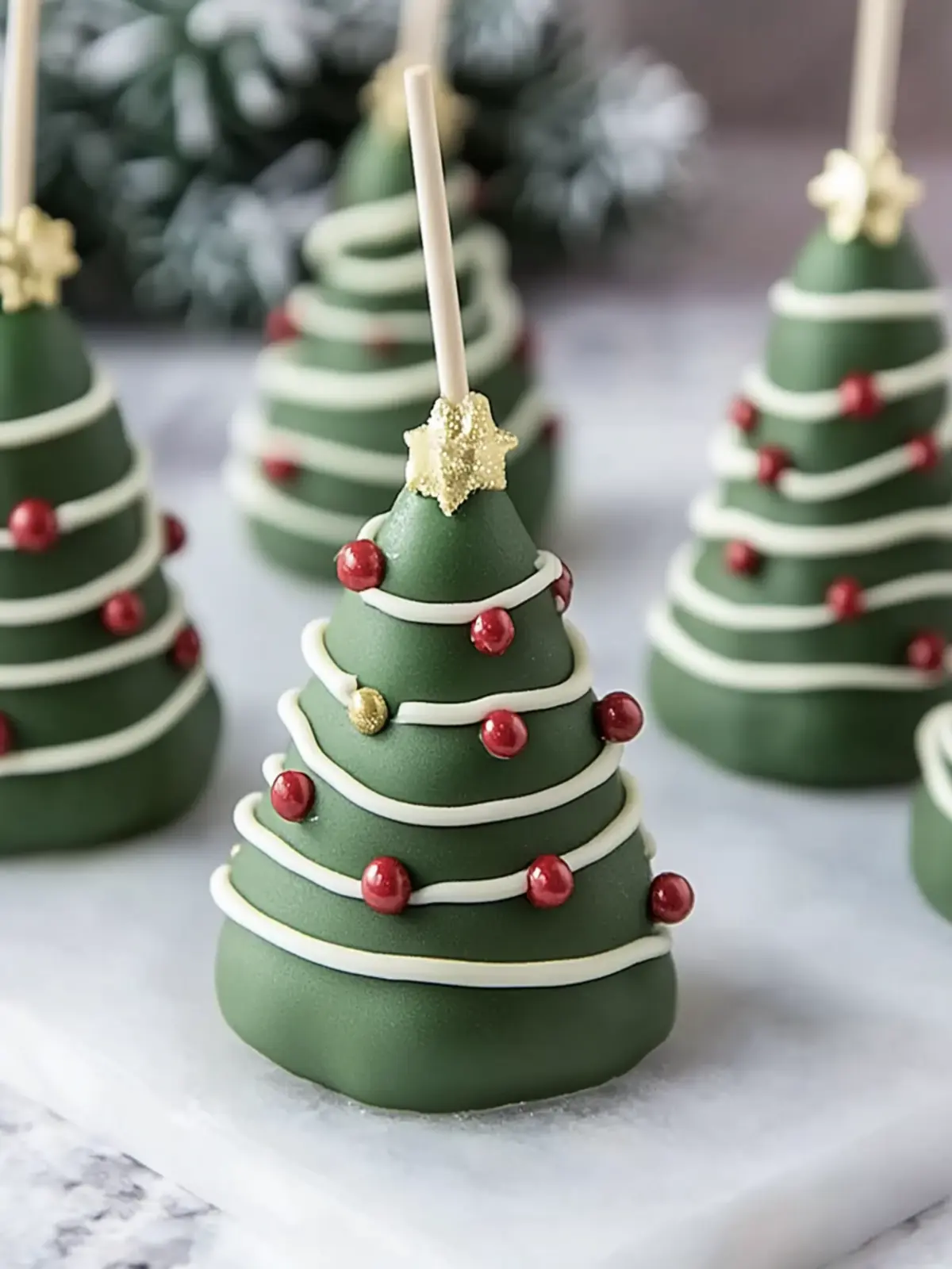 Festive Christmas Tree Cake Pops to Brighten Your Holiday! 4 Christmas Tree Cake Pops