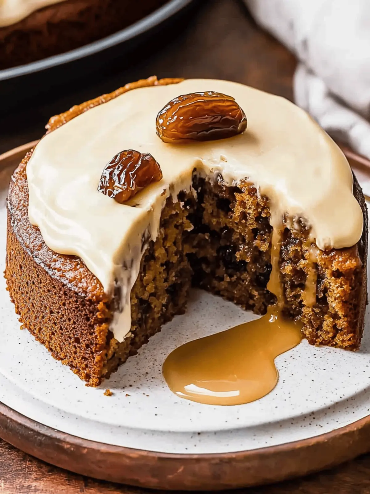Deliciously Moist Date Cake with Decadent Toffee Sauce 5 Date Cake