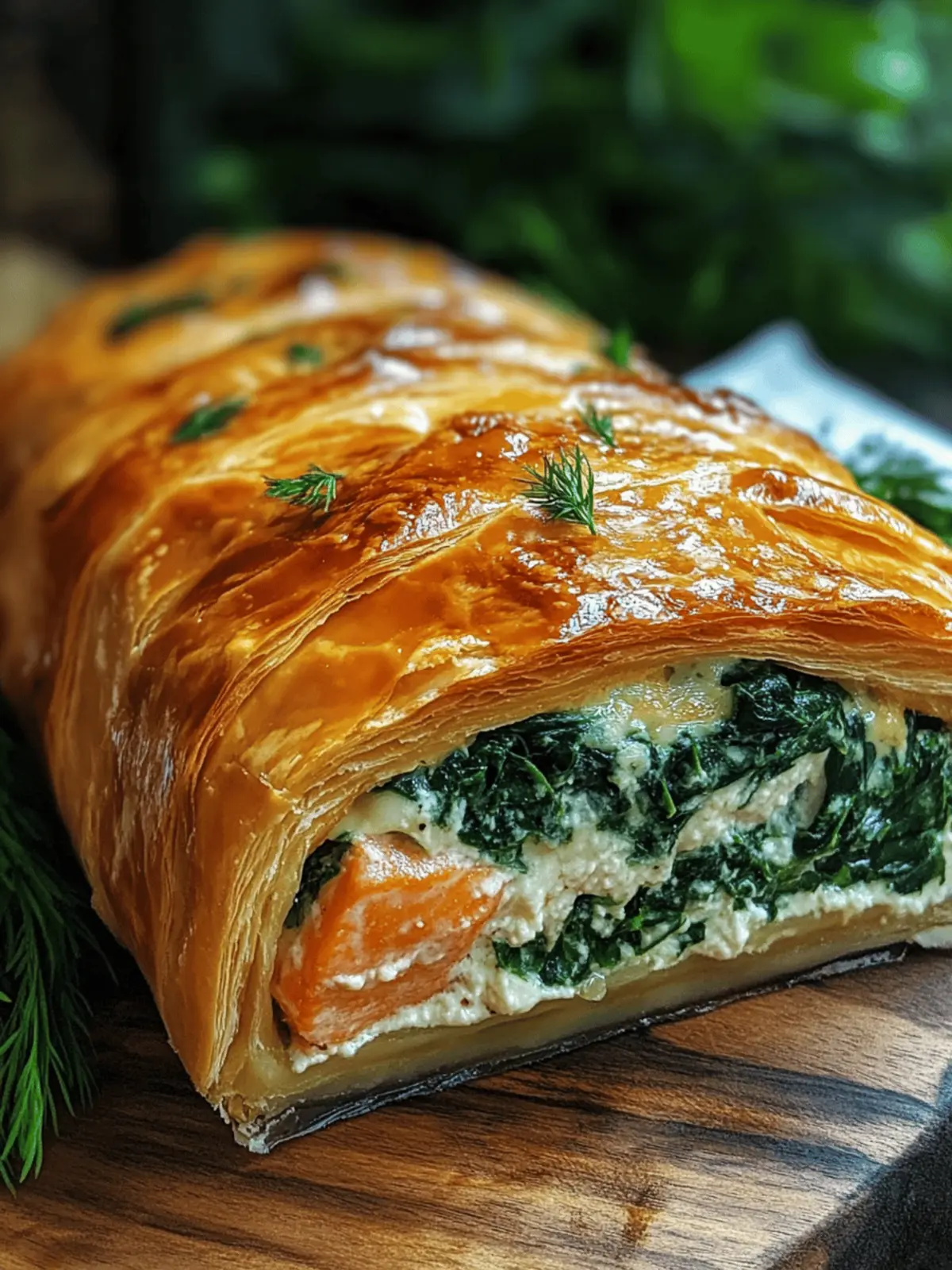 Spinach and Cheese Stuffed Salmon Wellington for Gourmet Nights 4 Spinach and Cheese Stuffed Salmon Wellington