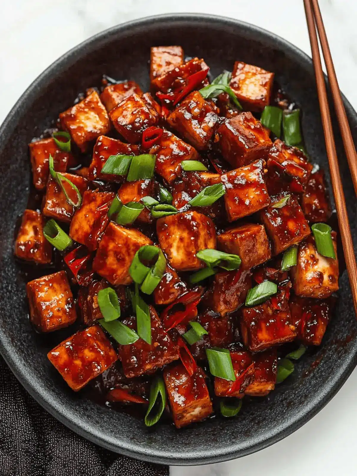 Crispy Szechuan Tofu: Your New Favorite Vegan Delight 3 Crispy Szechuan Tofu