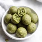 Matcha Cookie Dough Protein Bites