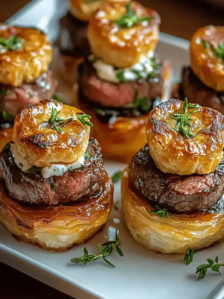 Mini Beef Wellington Bites