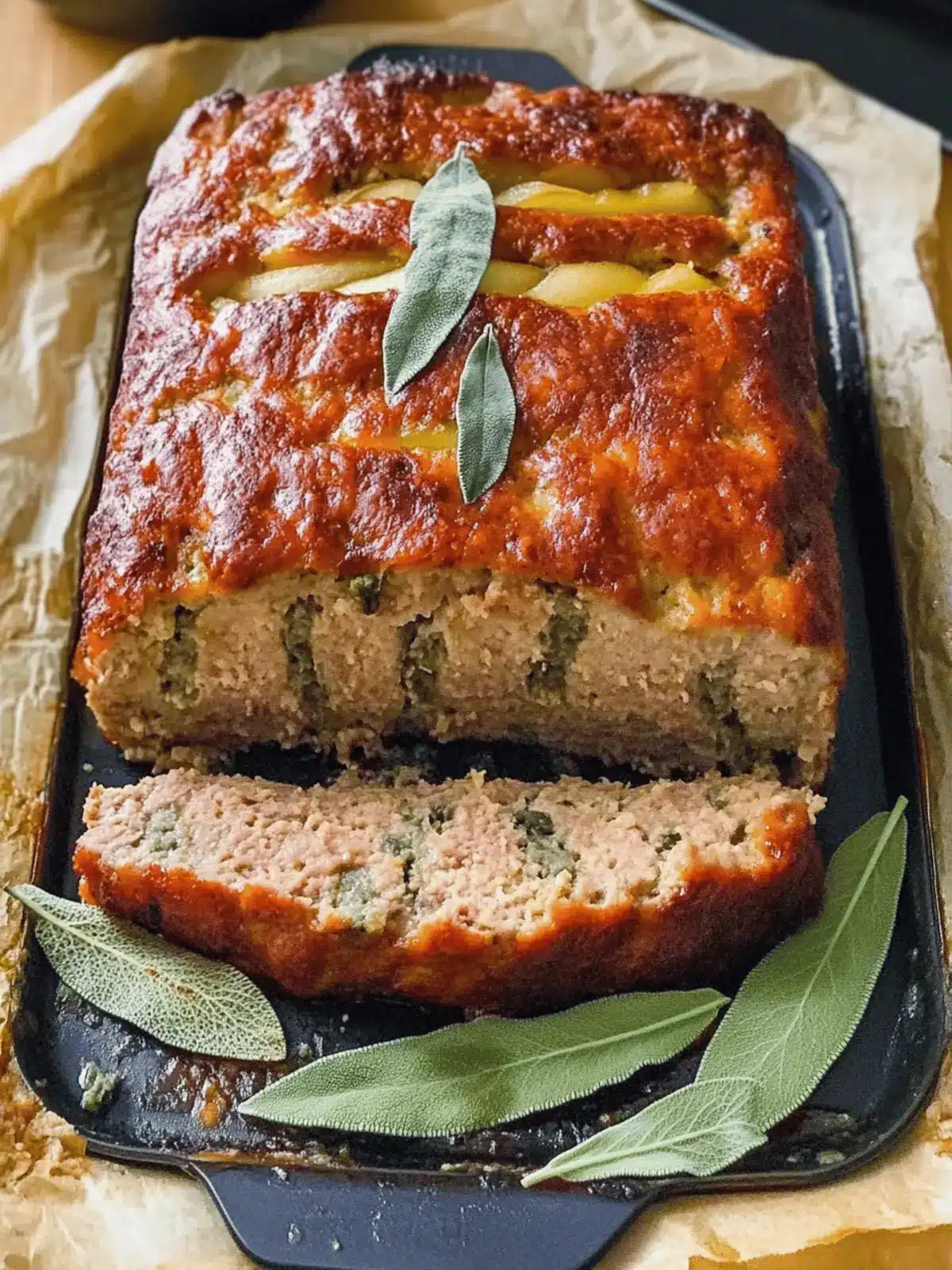 Savory Pork, Apple and Sage Meatloaf for Cozy Fall Nights 5 Pork, Apple and Sage Meatloaf
