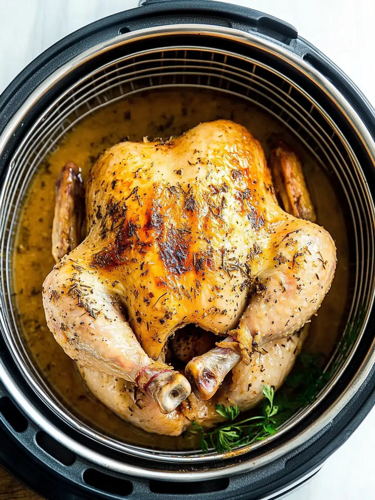 Pressure Cooker Whole Chicken