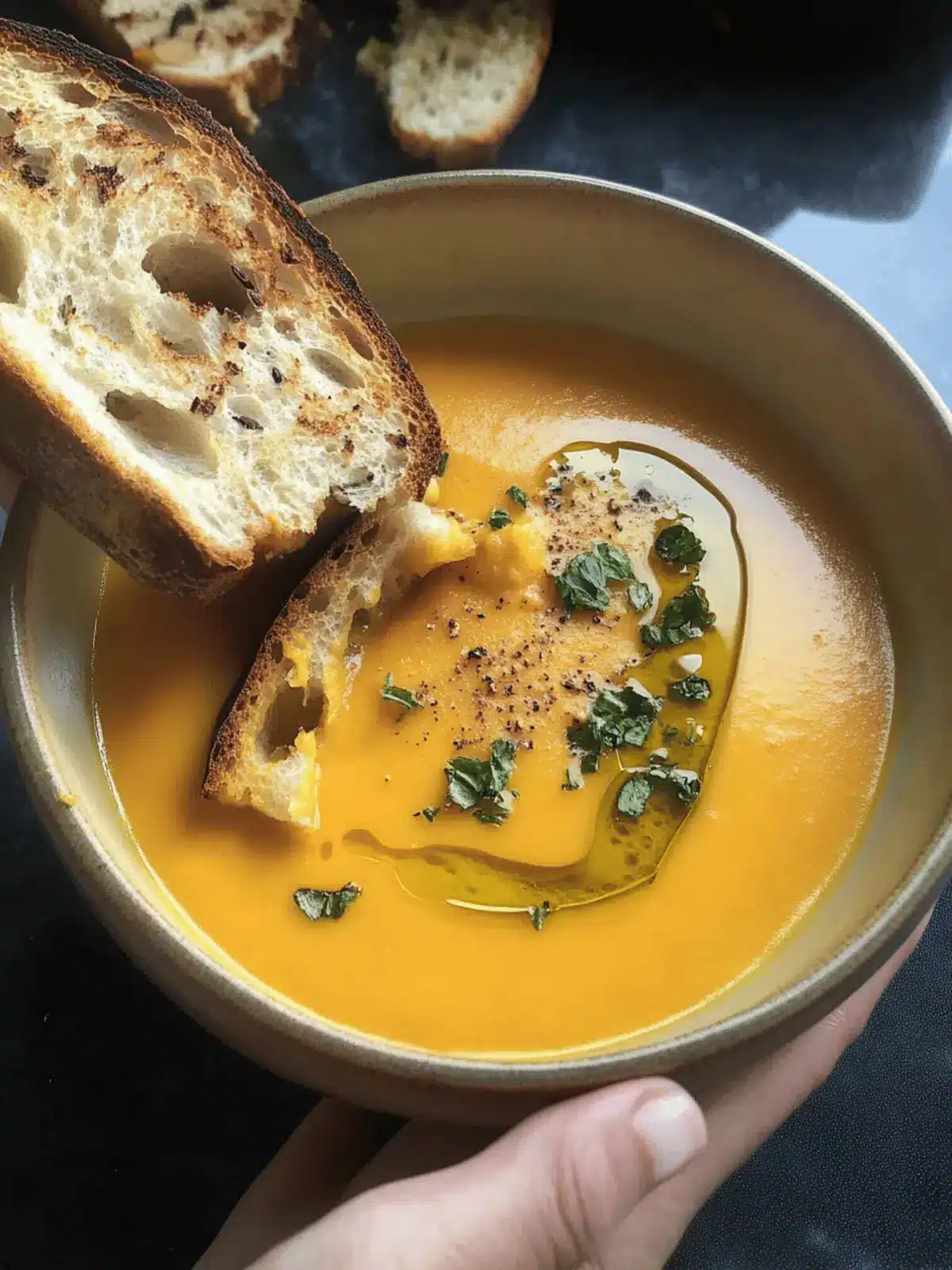 protein-packed butternut squash soup