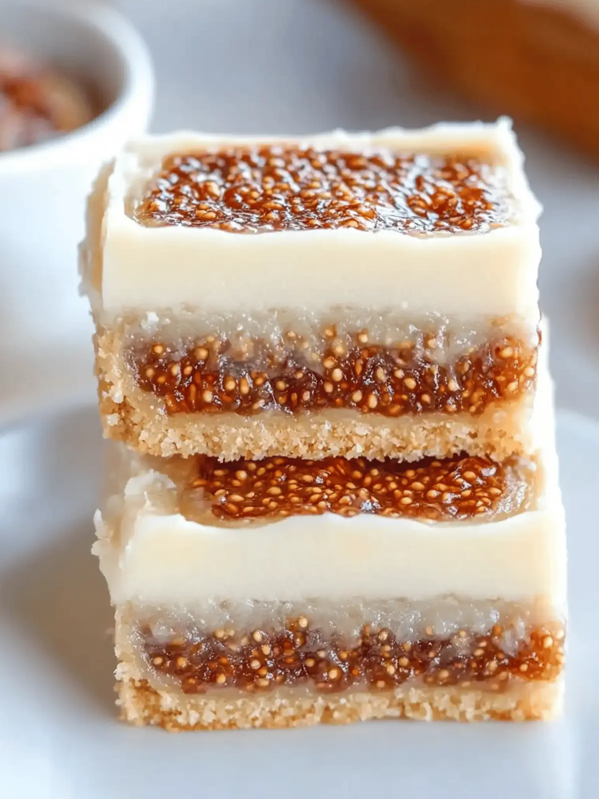 Decadent Fig and Cream Cheese Bars Perfect for Your Next Gathering 2 Fig and Cream Cheese Bars