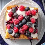 Honey Berry Sheet Cake