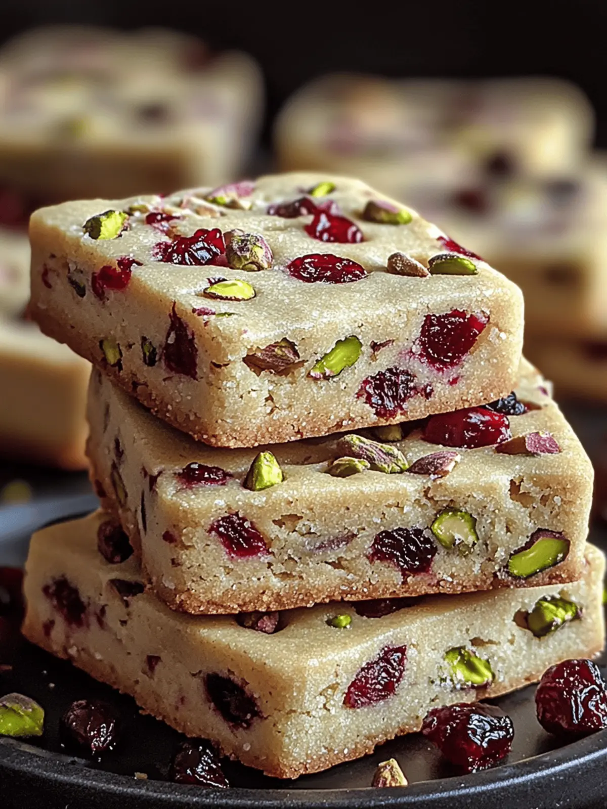Cranberry Pistachio Shortbread Cookies for Sweet Moments 4 Cranberry Pistachio Shortbread Cookies