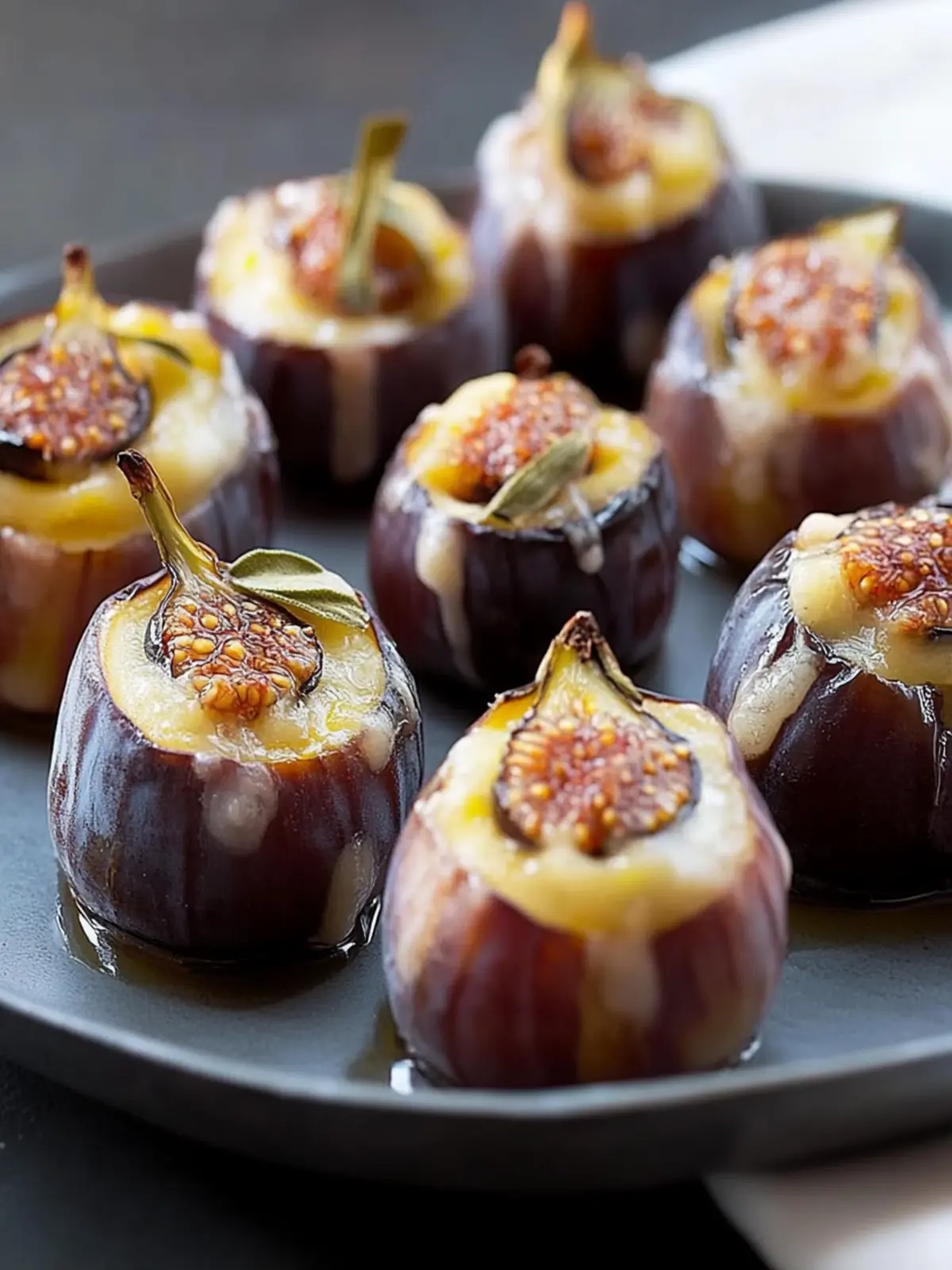 Bleu Cheese Stuffed Figs