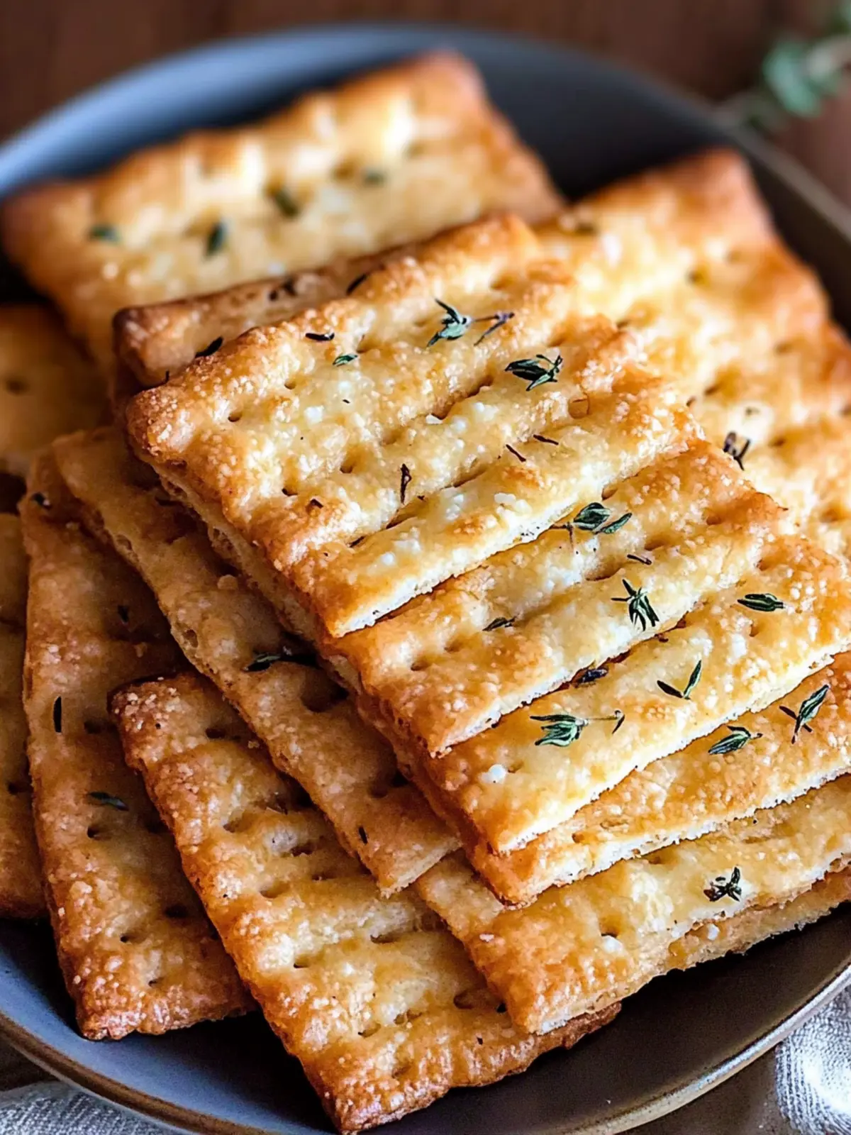 Homemade Cheese Crackers