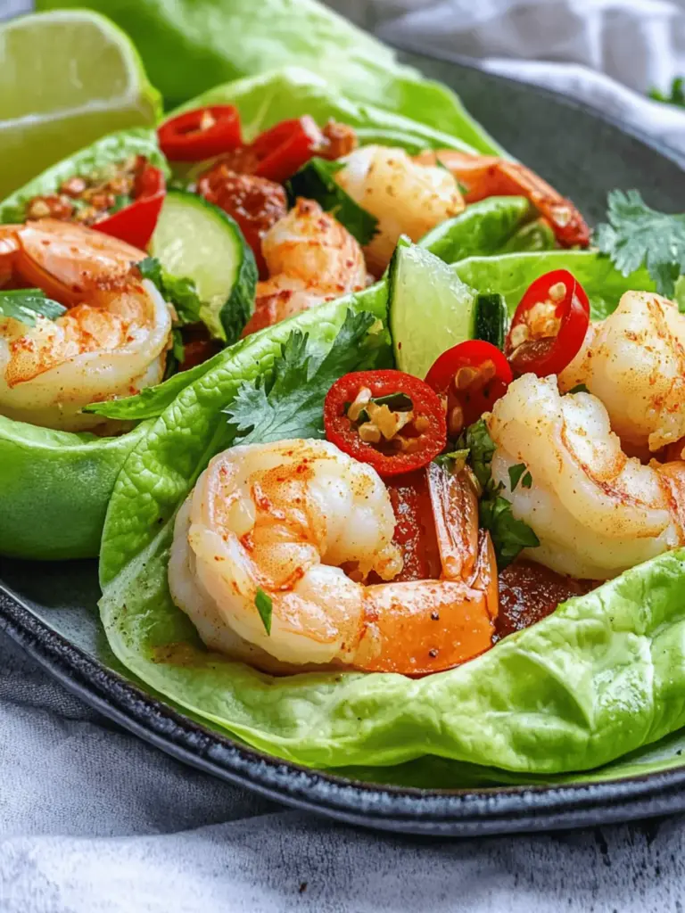 Chili Lime Shrimp Wraps