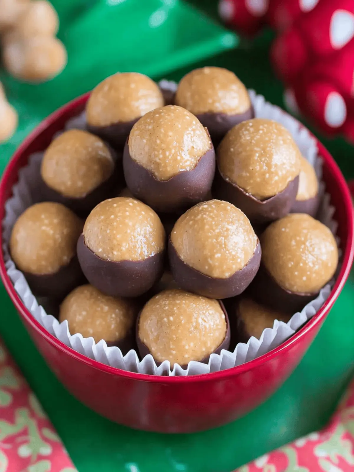 Homemade Peanut Butter Balls: Irresistible No-Bake Delights 2 Homemade Peanut Butter Balls