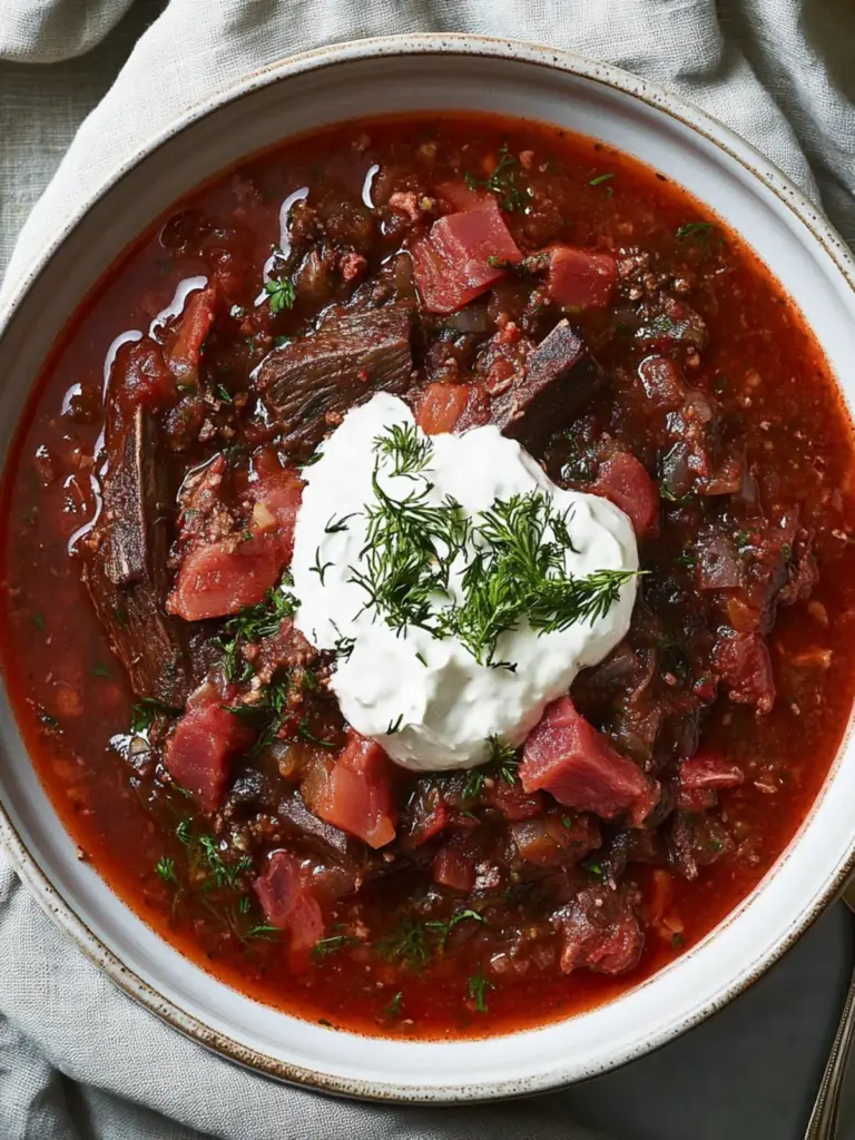 Short Rib Borscht