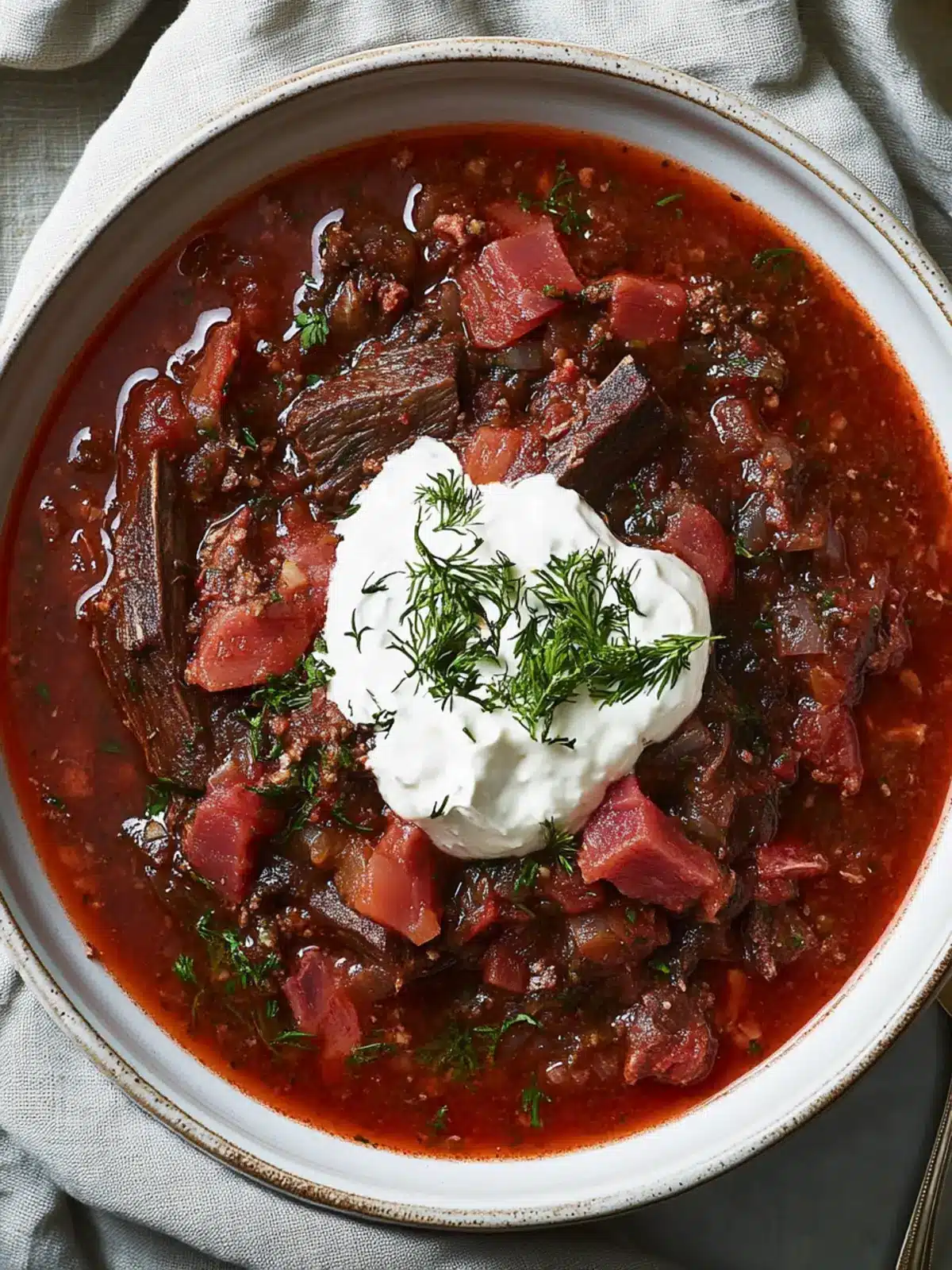 Short Rib Borscht