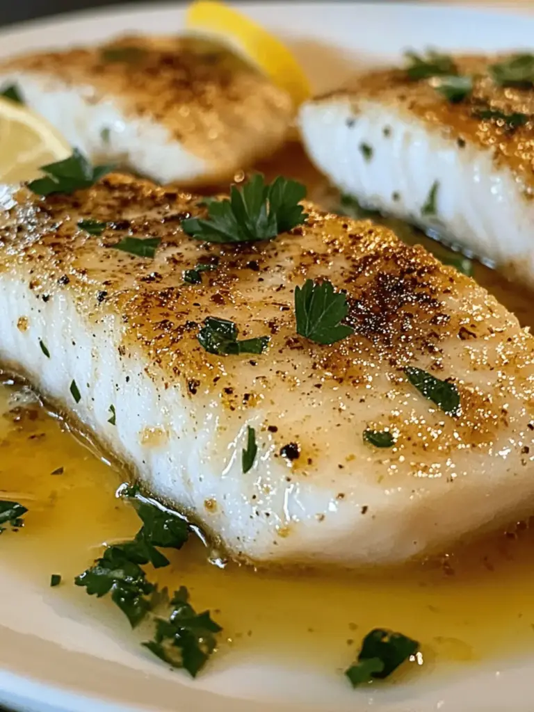 Lemon Butter Fish Fillet