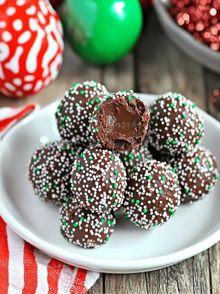 Chocolate Kahlua Truffles