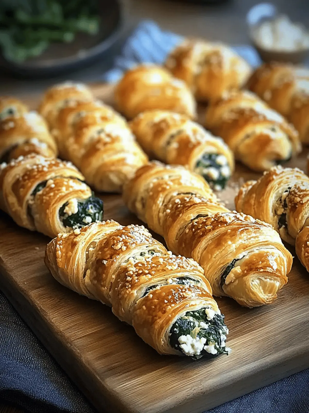 Spinach and Feta Puff Pastry Twists for Effortless Entertaining 5 Spinach and Feta Puff Pastry Twists